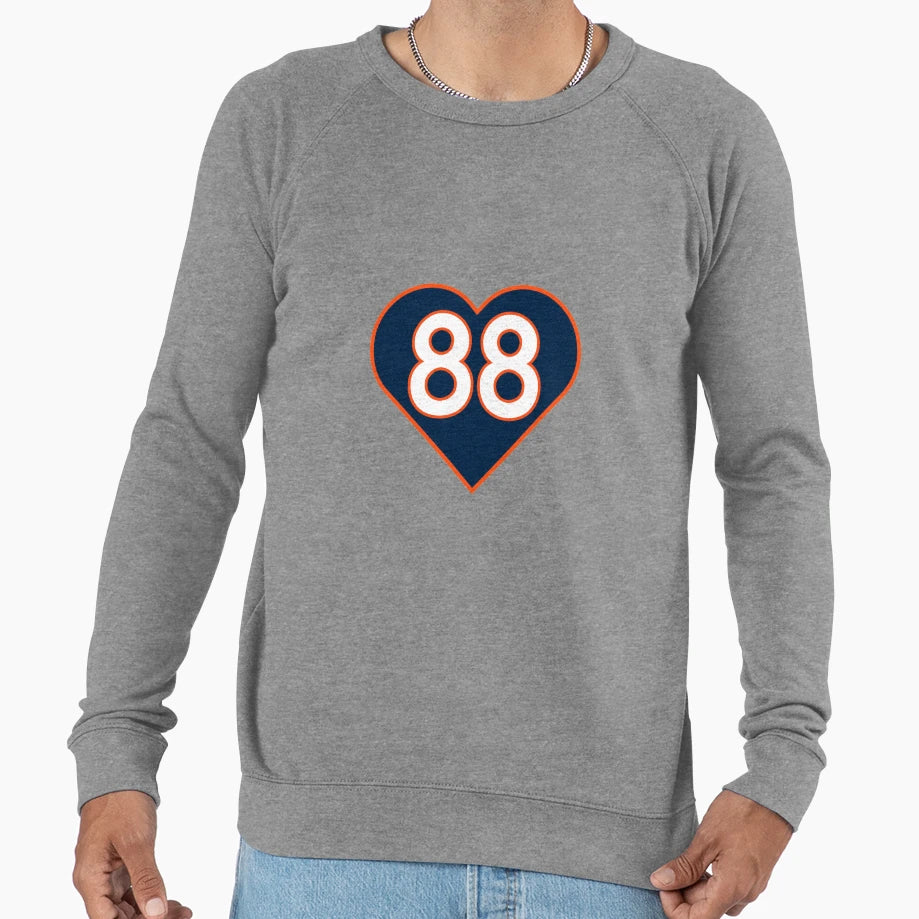 Demaryius Thomas Heart 88 Sweatshirt - Graphic Print Men Women - T-Shirt, Sweatshirt, Hoodie