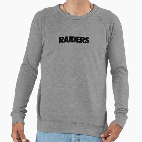 Raiders Wordmark Sweatshirt - Graphic Print for Adults - T-Shirt, Sweatshirt, Hoodie