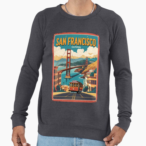 San Francisco California Sweatshirt - Aesthetic Graphic Men Women - T-Shirt, Sweatshirt, Hoodie