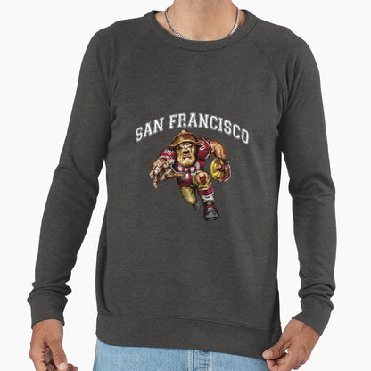 San Francisco Football Sweatshirt - Minimalist Print for Adults - T-Shirt, Sweatshirt, Hoodie