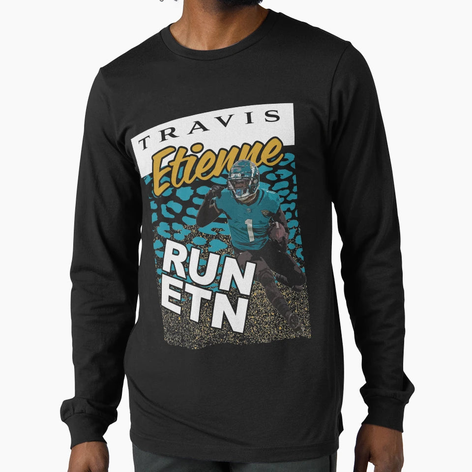 Travis Etienne T-Shirt - Custom Art Print Men Women - T-Shirt, Sweatshirt, Hoodie