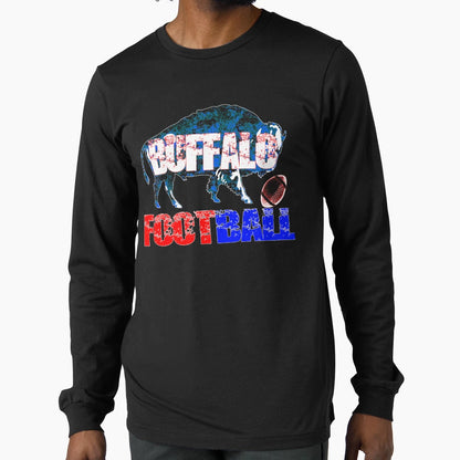 Buffalo Football Gift Friend Funny T-Shirt - Minimalist Print Unisex - T-Shirt, Sweatshirt, Hoodie