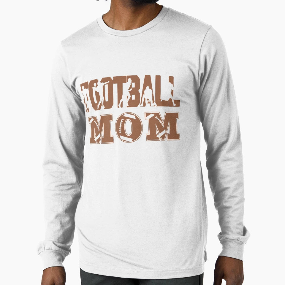 Football Mom T-Shirt - Trendy Graphic for Adults - T-Shirt, Sweatshirt, Hoodie
