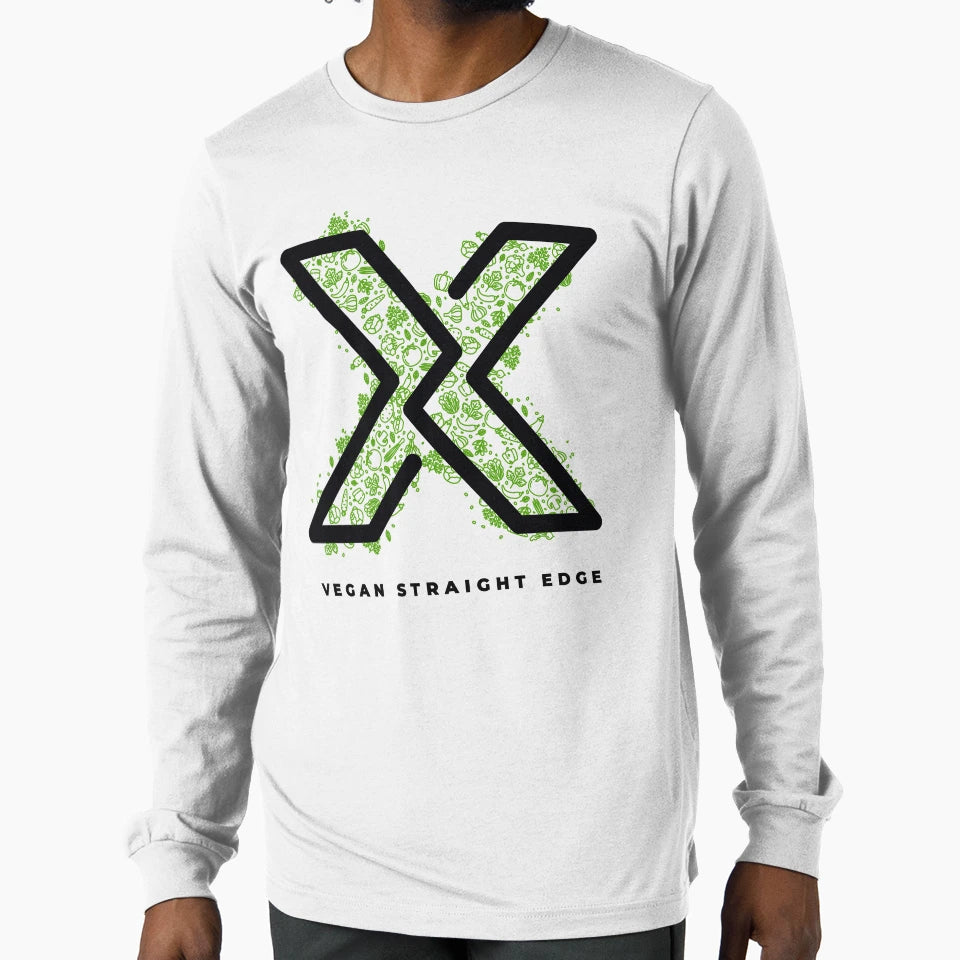 Vegan Straight Edge T-Shirt - Aesthetic Graphic Men Women - T-Shirt, Sweatshirt, Hoodie