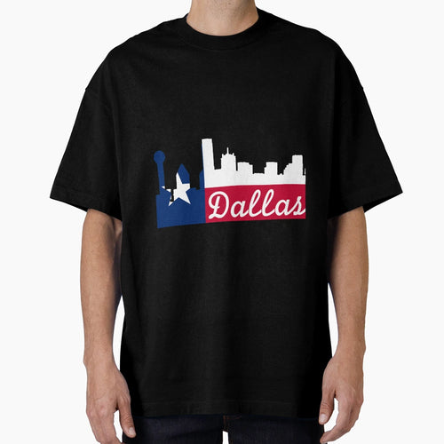 Dallas Skyline T-Shirt - Aesthetic Graphic Men Women - T-Shirt, Sweatshirt, Hoodie