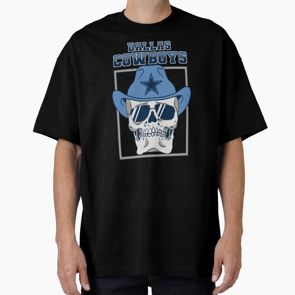 Skull Dallas Cowboys T-Shirt - Graphic Print Men Women - T-Shirt, Sweatshirt, Hoodie