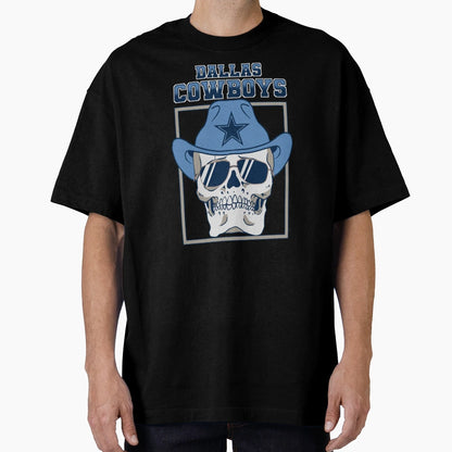 Skull Dallas Cowboys T-Shirt - Graphic Print Men Women - T-Shirt, Sweatshirt, Hoodie