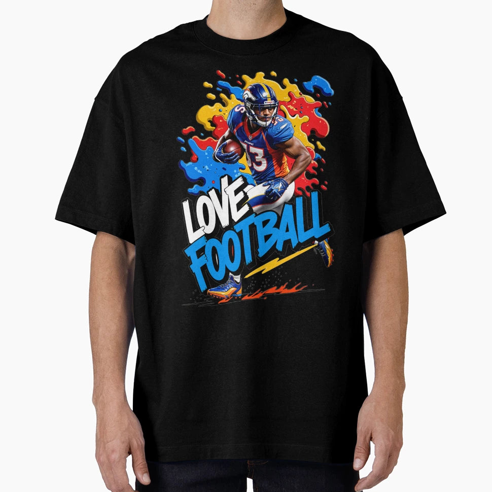 Love Football T-Shirt - Aesthetic Graphic Men Women - T-Shirt, Sweatshirt, Hoodie