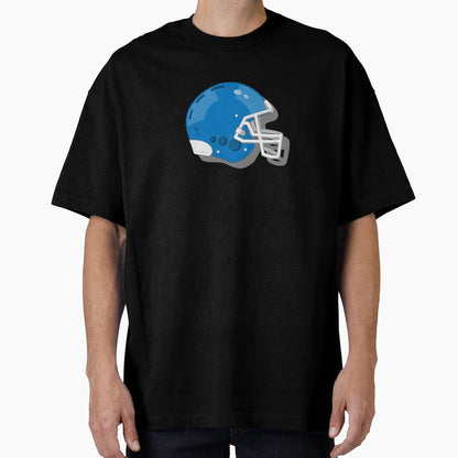 Blue American Football Helmet T-Shirt - Unique Graphic for Adults - T-Shirt, Sweatshirt, Hoodie