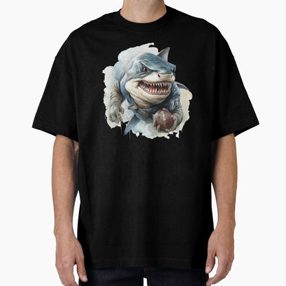 American Football Shark Player T-Shirt - Fun Novelty Design Men Women - T-Shirt, Sweatshirt, Hoodie