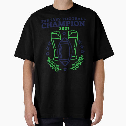 Fantasy Football Champion T-Shirt - Fun Novelty Design Men Women - T-Shirt, Sweatshirt, Hoodie
