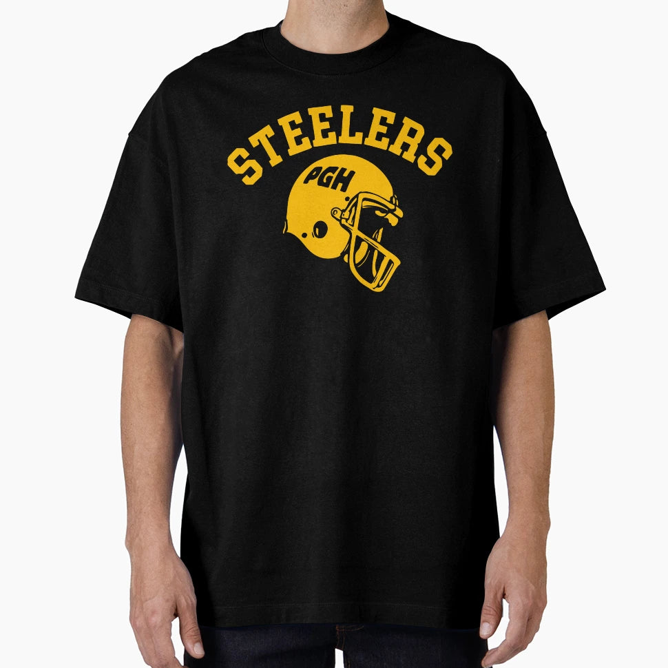 Steelers Helmet T-Shirt - Unique Graphic for Adults - T-Shirt, Sweatshirt, Hoodie