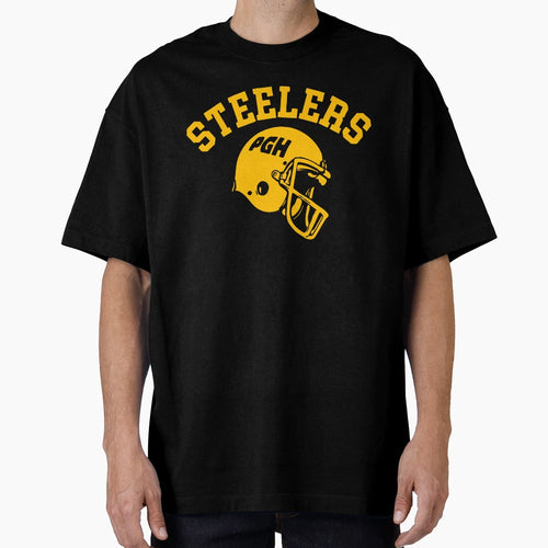 Steelers Helmet T-Shirt - Unique Graphic for Adults - T-Shirt, Sweatshirt, Hoodie