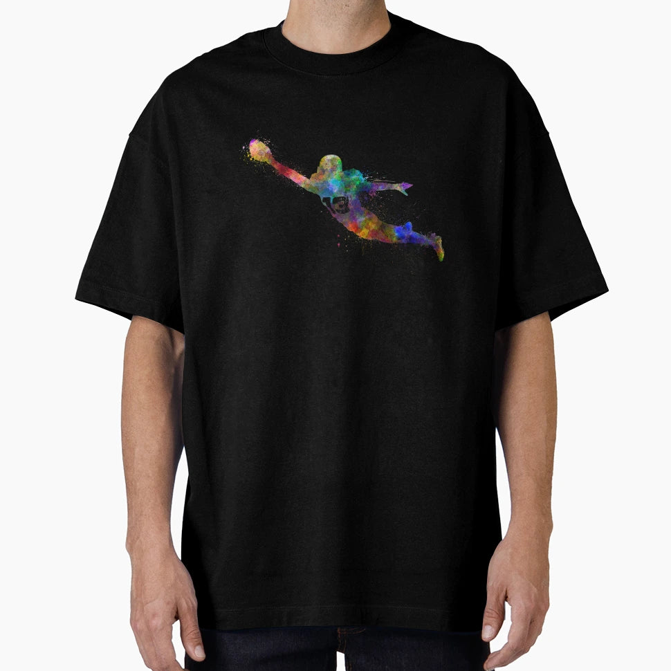 American Football Player Scoring T-Shirt - Fun Novelty Design Unisex - T-Shirt, Sweatshirt, Hoodie