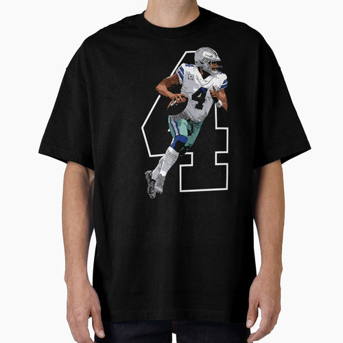 Prescott Dallas Football Quarterback T-Shirt - Graphic Print Unisex - T-Shirt, Sweatshirt, Hoodie