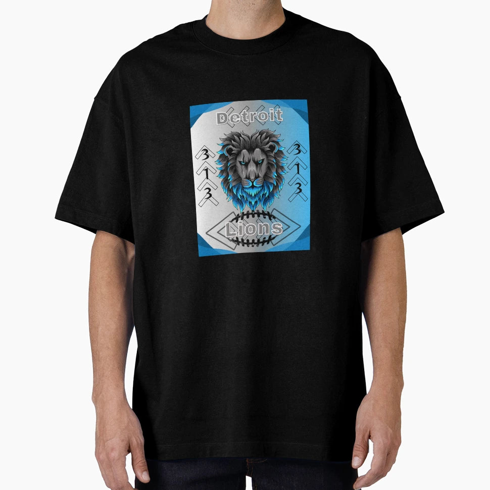 Detroit Lions T-Shirt - Novelty Apparel Unisex - T-Shirt, Sweatshirt, Hoodie