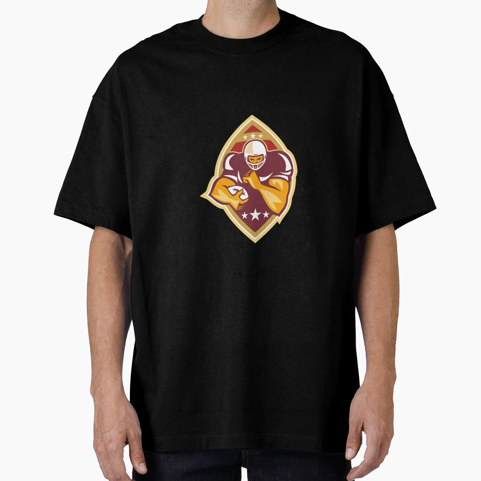 American Football Running Back Star T-Shirt - Aesthetic Graphic for Adults - T-Shirt, Sweatshirt, Hoodie