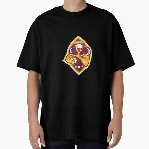 American Football Running Back Star T-Shirt - Aesthetic Graphic for Adults - T-Shirt, Sweatshirt, Hoodie