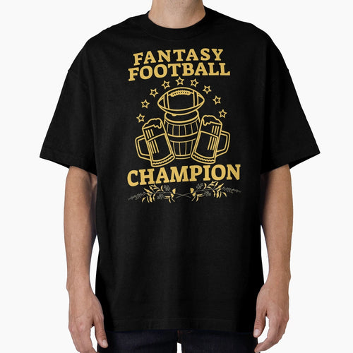 Fantasy Football Champion T-Shirt - Casual Everyday Wear for Adults - T-Shirt, Sweatshirt, Hoodie