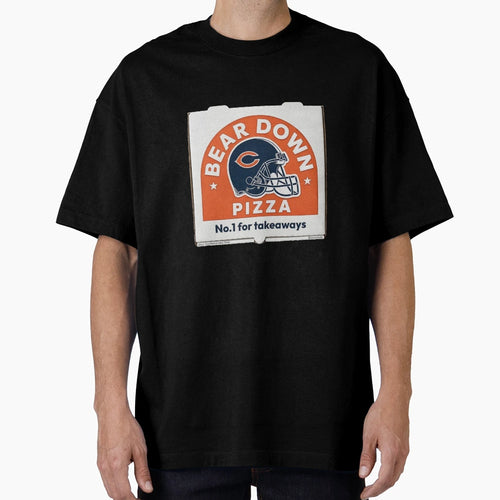 Bear Down Pizza T-Shirt - Fun Novelty Design for Adults - T-Shirt, Sweatshirt, Hoodie