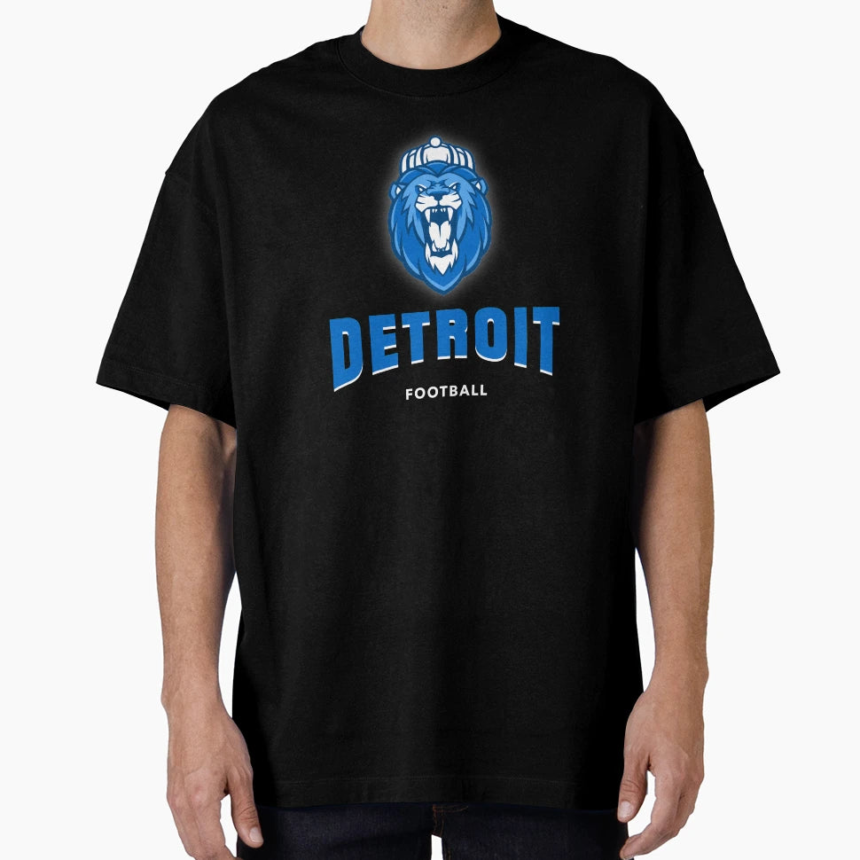 Detroit Lions Soccer T-Shirt - Novelty Apparel Men Women - T-Shirt, Sweatshirt, Hoodie