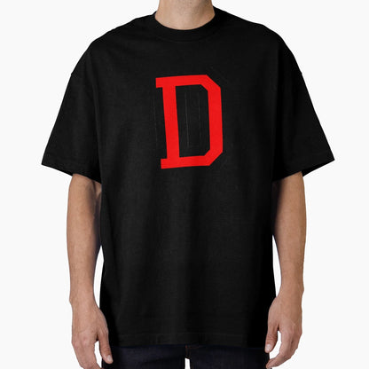 Letter D Black Red Character T-Shirt - Custom Art Print for Adults - T-Shirt, Sweatshirt, Hoodie