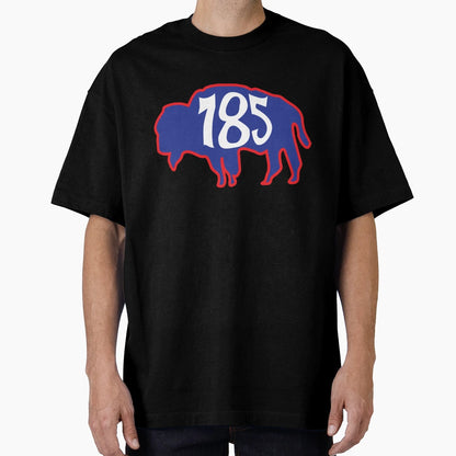 Hand Drawn Kansas Buffalo 785 T-Shirt - Fun Novelty Design for Adults - T-Shirt, Sweatshirt, Hoodie