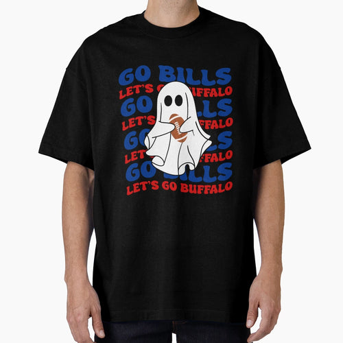 Go Bills Ghost T-Shirt - Casual Everyday Wear for Adults - T-Shirt, Sweatshirt, Hoodie