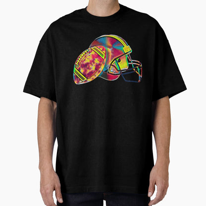 American Football Ball Hellmet Sport T-Shirt - Minimalist Print Unisex - T-Shirt, Sweatshirt, Hoodie