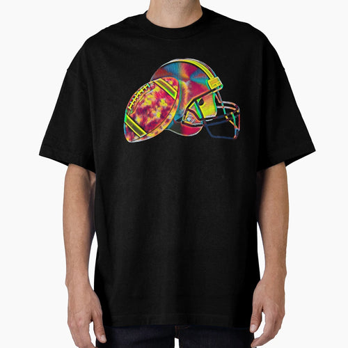 American Football Ball Hellmet Sport T-Shirt - Minimalist Print Unisex - T-Shirt, Sweatshirt, Hoodie