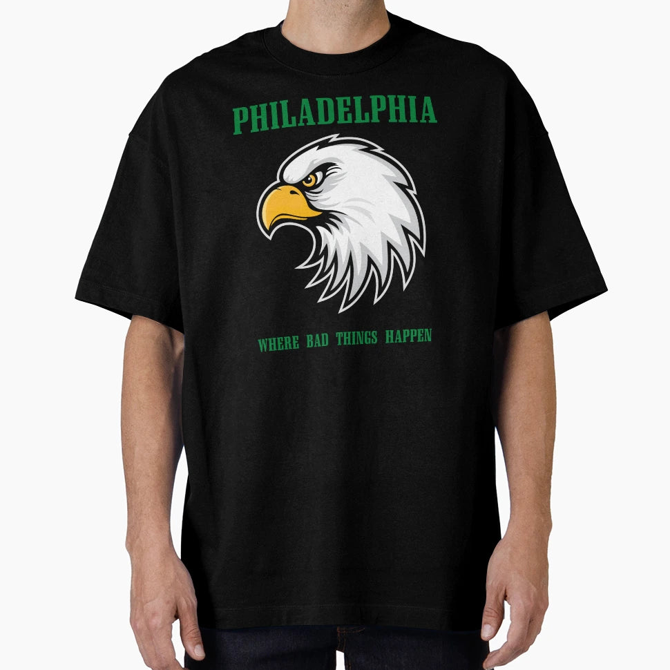 Bad Philly Black T-Shirt - Fun Novelty Design Unisex - T-Shirt, Sweatshirt, Hoodie