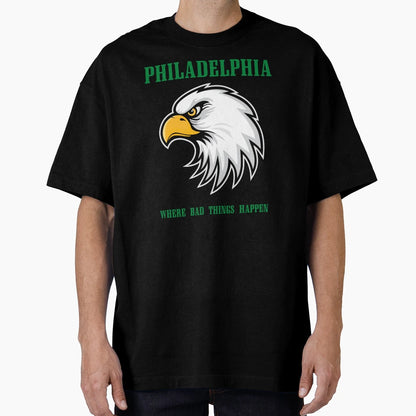 Bad Philly Black T-Shirt - Fun Novelty Design Unisex - T-Shirt, Sweatshirt, Hoodie