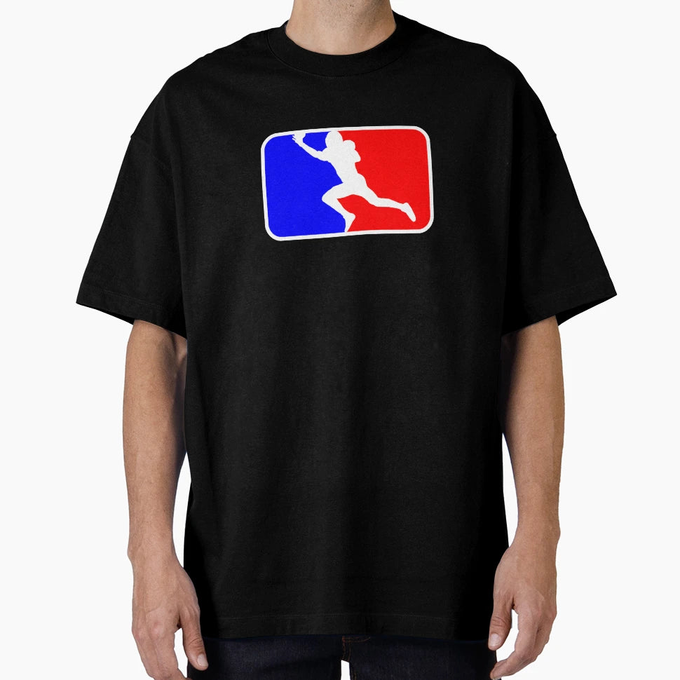Football Logo Wide Reciever T-Shirt - Aesthetic Graphic Unisex - T-Shirt, Sweatshirt, Hoodie