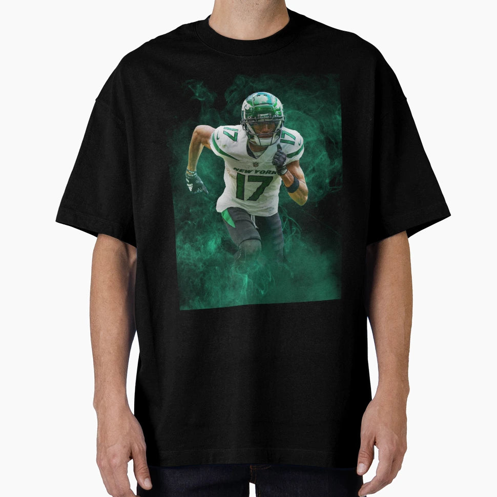 Garrett Wilson New York Sports Art T-Shirt - Fun Novelty Design for Adults - T-Shirt, Sweatshirt, Hoodie
