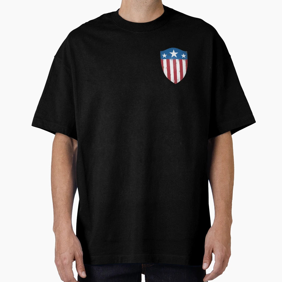 Battle Weathered Shield T-Shirt - Streetwear Style Unisex - T-Shirt, Sweatshirt, Hoodie