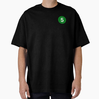 Nyc 5 Train Subway Logo T-Shirt - Unique Graphic for Adults - T-Shirt, Sweatshirt, Hoodie