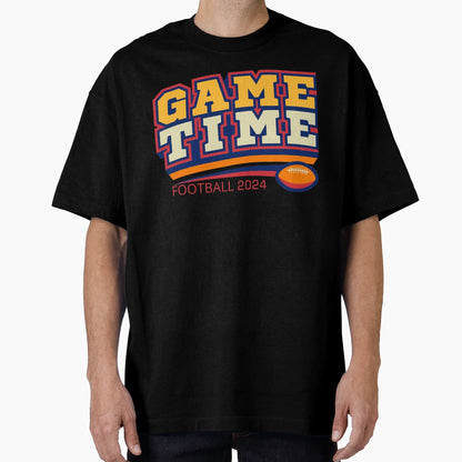 Game Time Football 2024 Bold And T-Shirt - Custom Art Print Men Women - T-Shirt, Sweatshirt, Hoodie