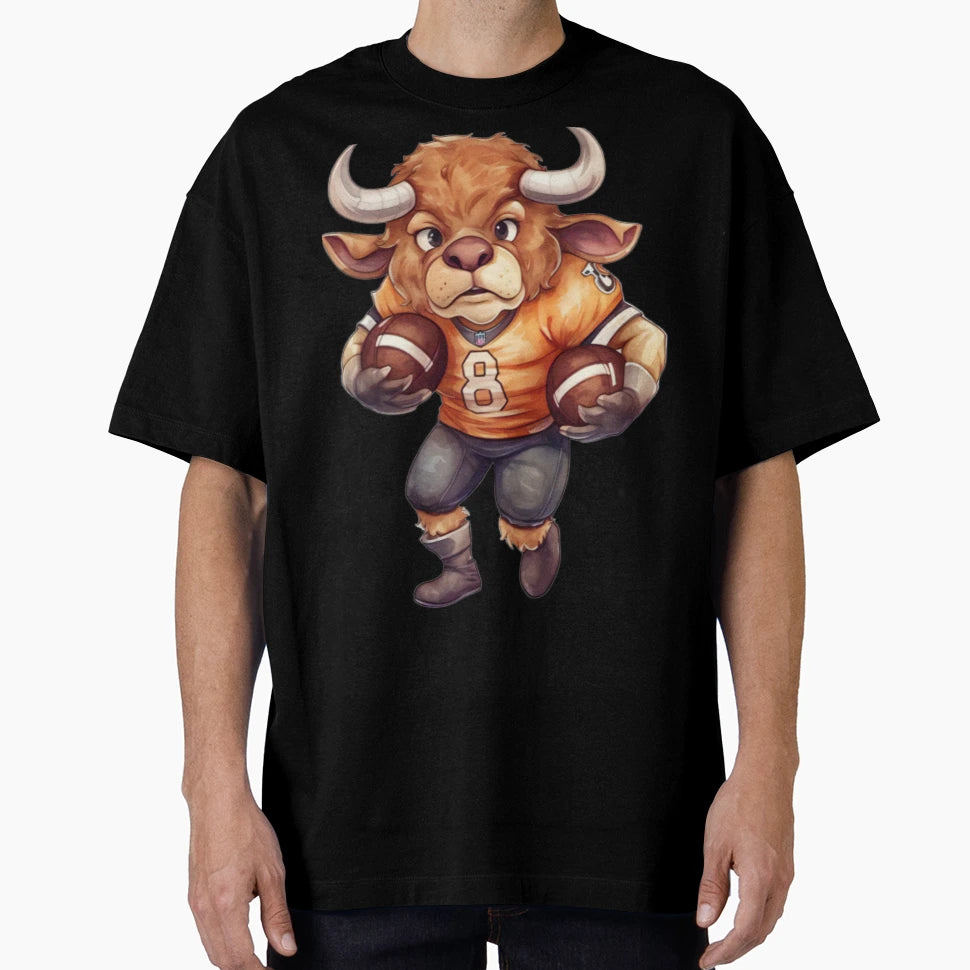 Bull Nfl T-Shirt - Trendy Graphic for Adults - T-Shirt, Sweatshirt, Hoodie