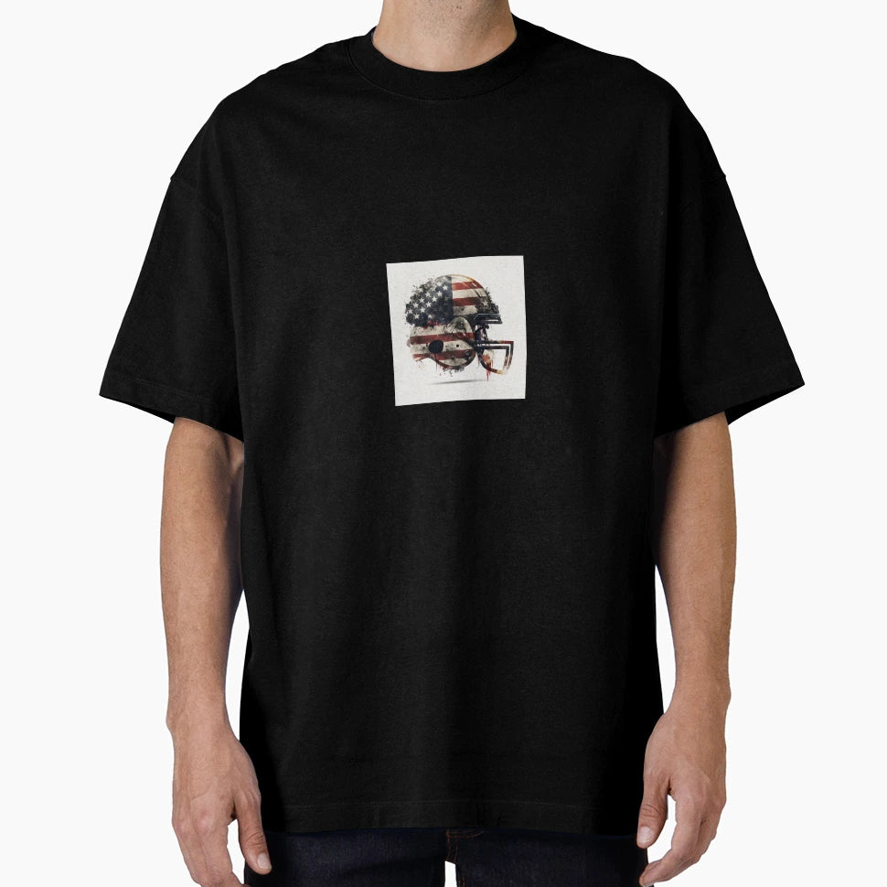 American Football Helmet T-Shirt - Casual Everyday Wear Unisex - T-Shirt, Sweatshirt, Hoodie