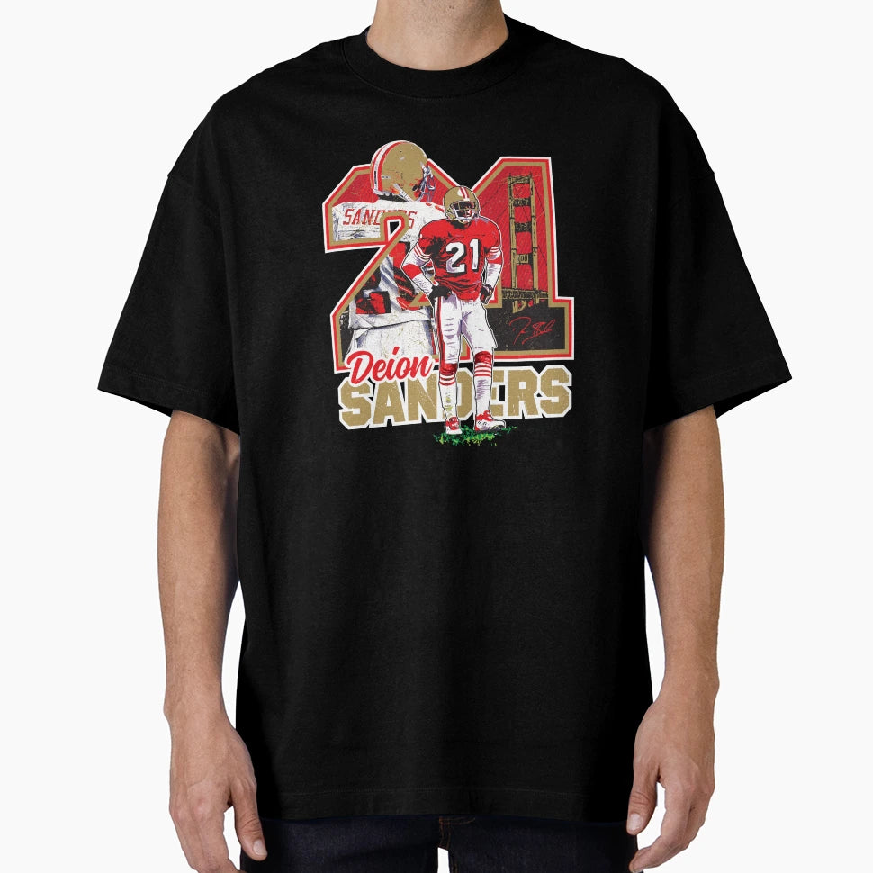 Deion Sanders T-Shirt - Minimalist Print Unisex - T-Shirt, Sweatshirt, Hoodie