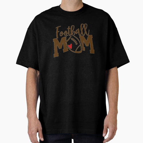 Football Mom Football Season Custom T-Shirt - Graphic Print for Adults - T-Shirt, Sweatshirt, Hoodie