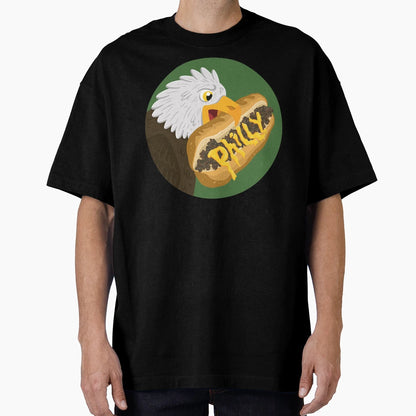 Philly Cheesesteak Eagle T-Shirt - Aesthetic Graphic Men Women - T-Shirt, Sweatshirt, Hoodie