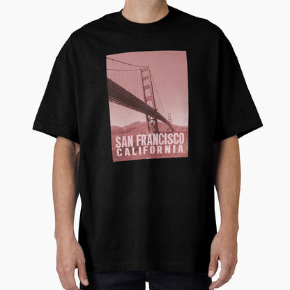 San Francisco Golden Gate Bridge T-Shirt - Custom Art Print Unisex - T-Shirt, Sweatshirt, Hoodie