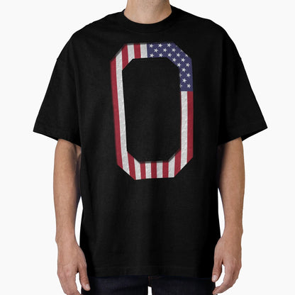 0 Usa Number Sports 3D Drop Shadow T-Shirt - Novelty Apparel Men Women - T-Shirt, Sweatshirt, Hoodie