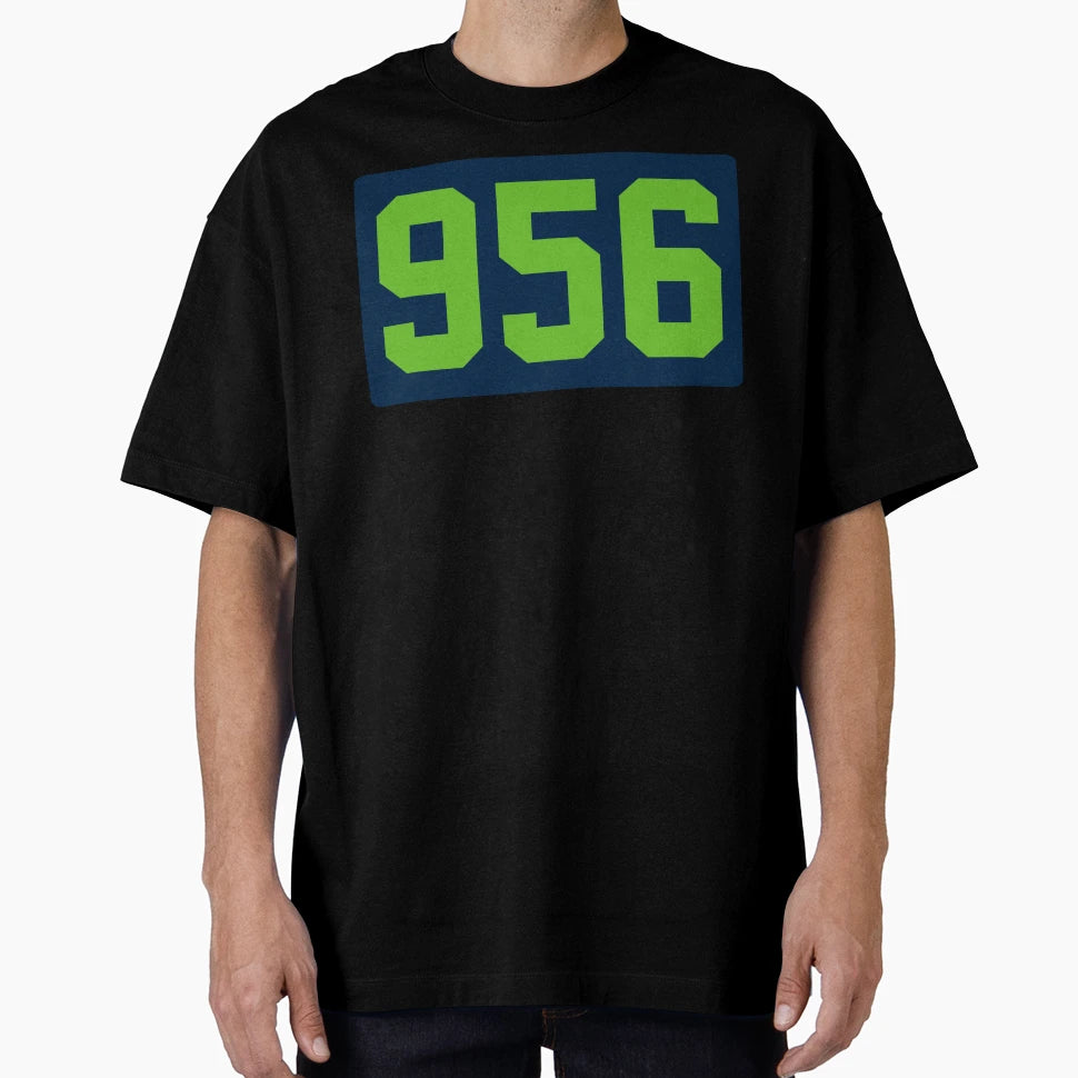 956 Area Code 2022 Green And Blue T-Shirt - Trendy Graphic Men Women - T-Shirt, Sweatshirt, Hoodie