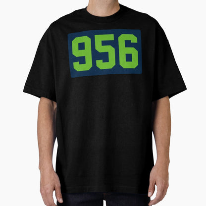 956 Area Code 2022 Green And Blue T-Shirt - Trendy Graphic Men Women - T-Shirt, Sweatshirt, Hoodie