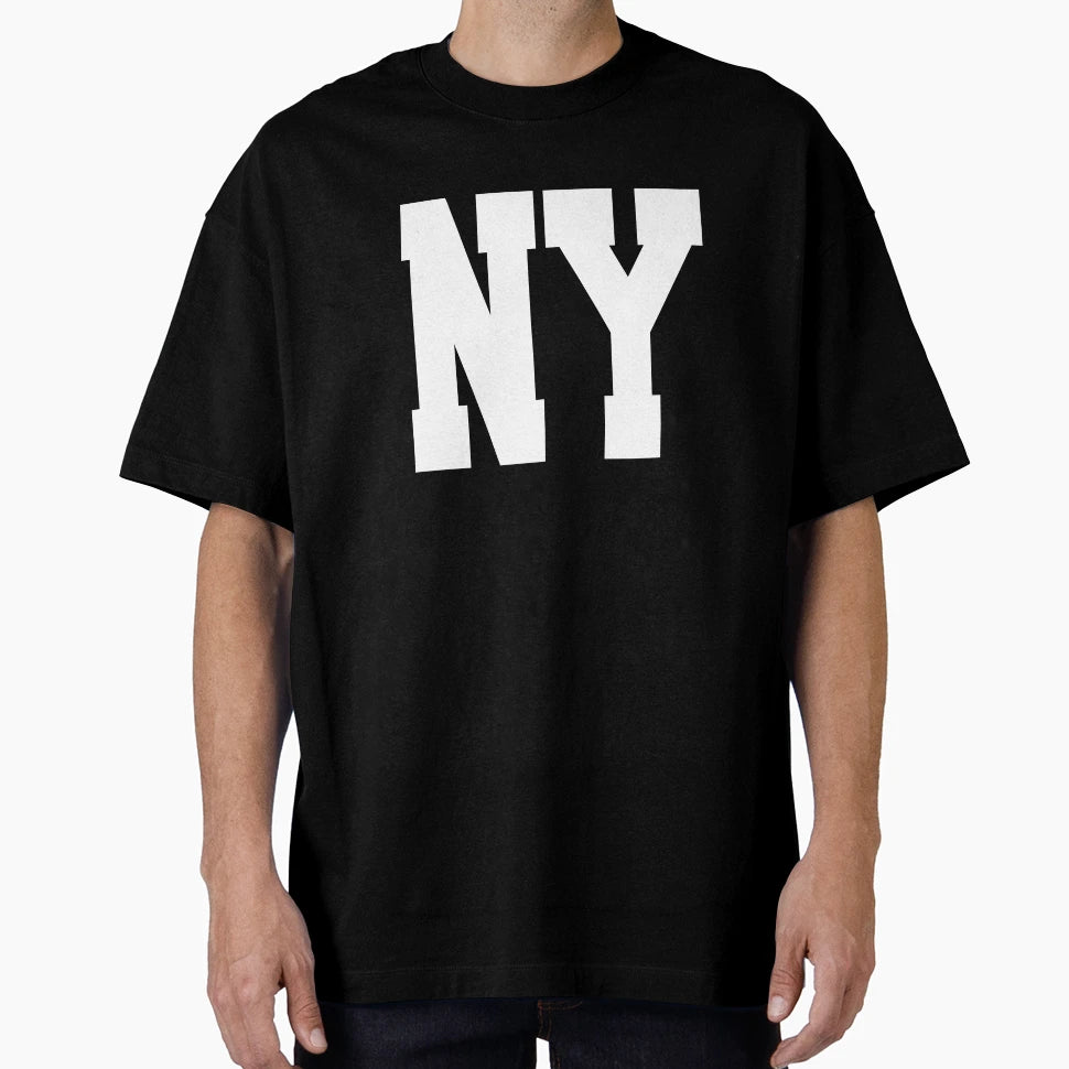 New York Ny Initial Text T-Shirt - Aesthetic Graphic for Adults - T-Shirt, Sweatshirt, Hoodie