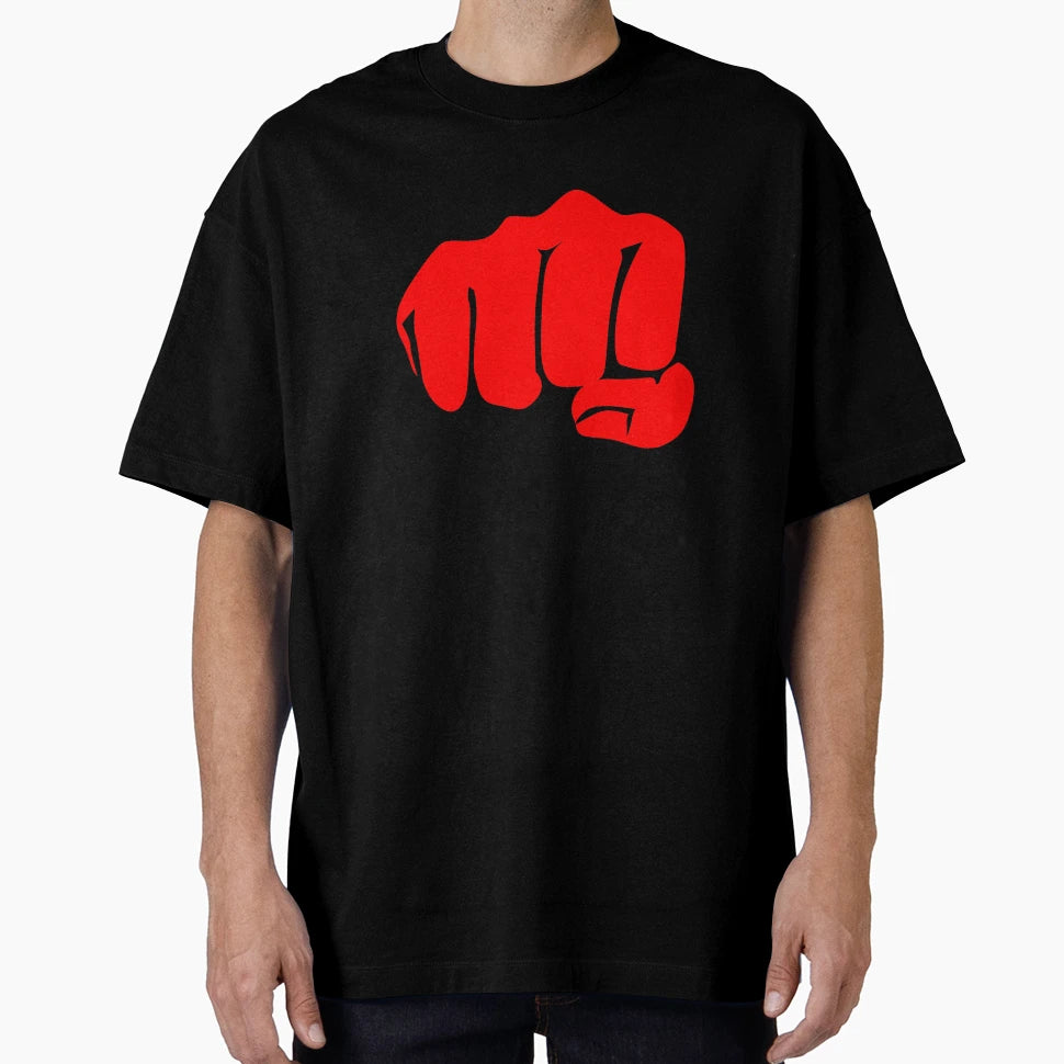 Fist Red Hand Blow Icon T-Shirt - Trendy Graphic Men Women - T-Shirt, Sweatshirt, Hoodie