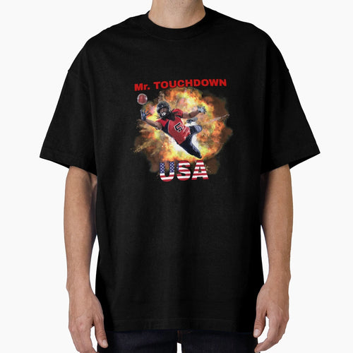 Mr Touchdown Usa Motif T-Shirt - Graphic Print Unisex - T-Shirt, Sweatshirt, Hoodie