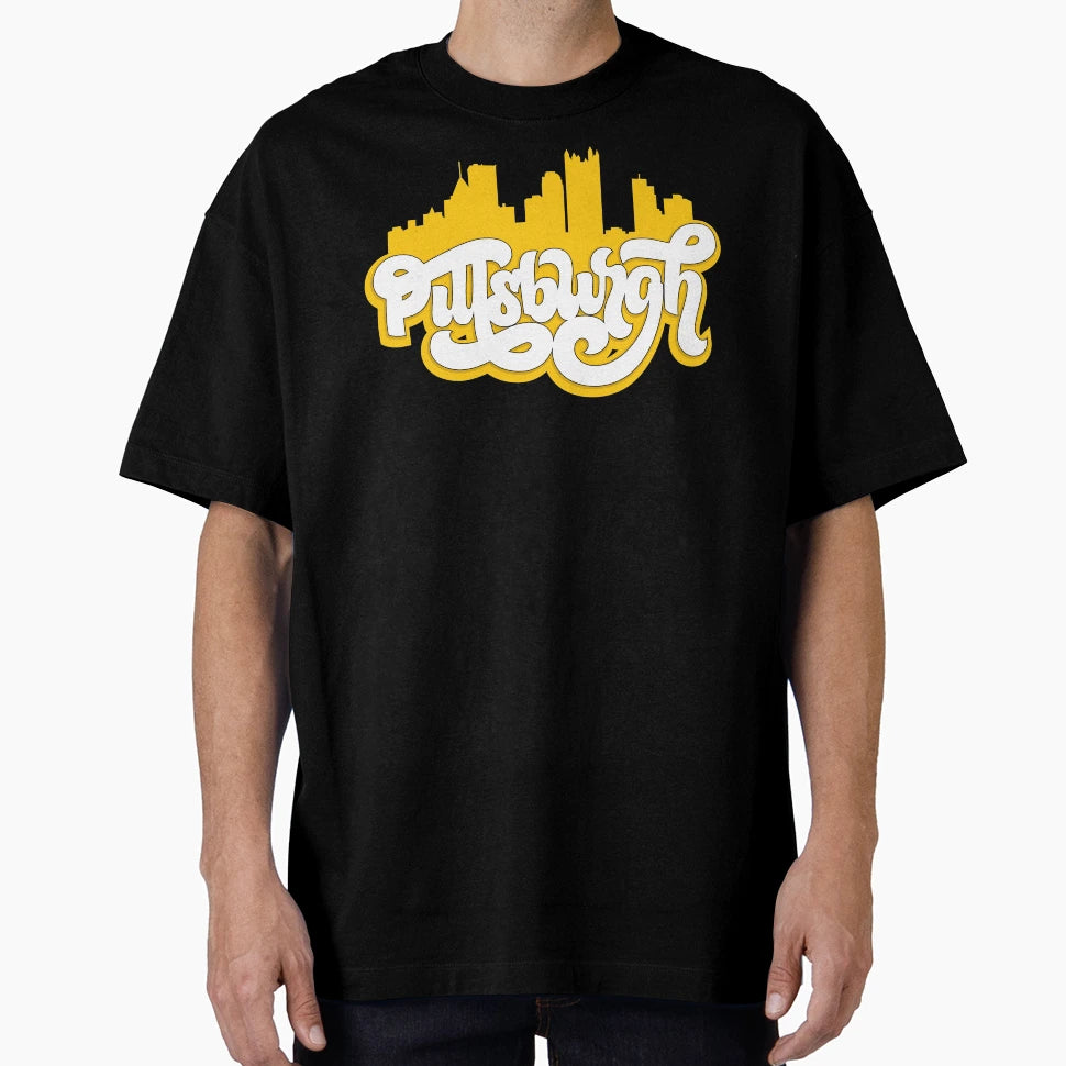 Pittsburgh Skyline T-Shirt - Fun Novelty Design Men Women - T-Shirt, Sweatshirt, Hoodie